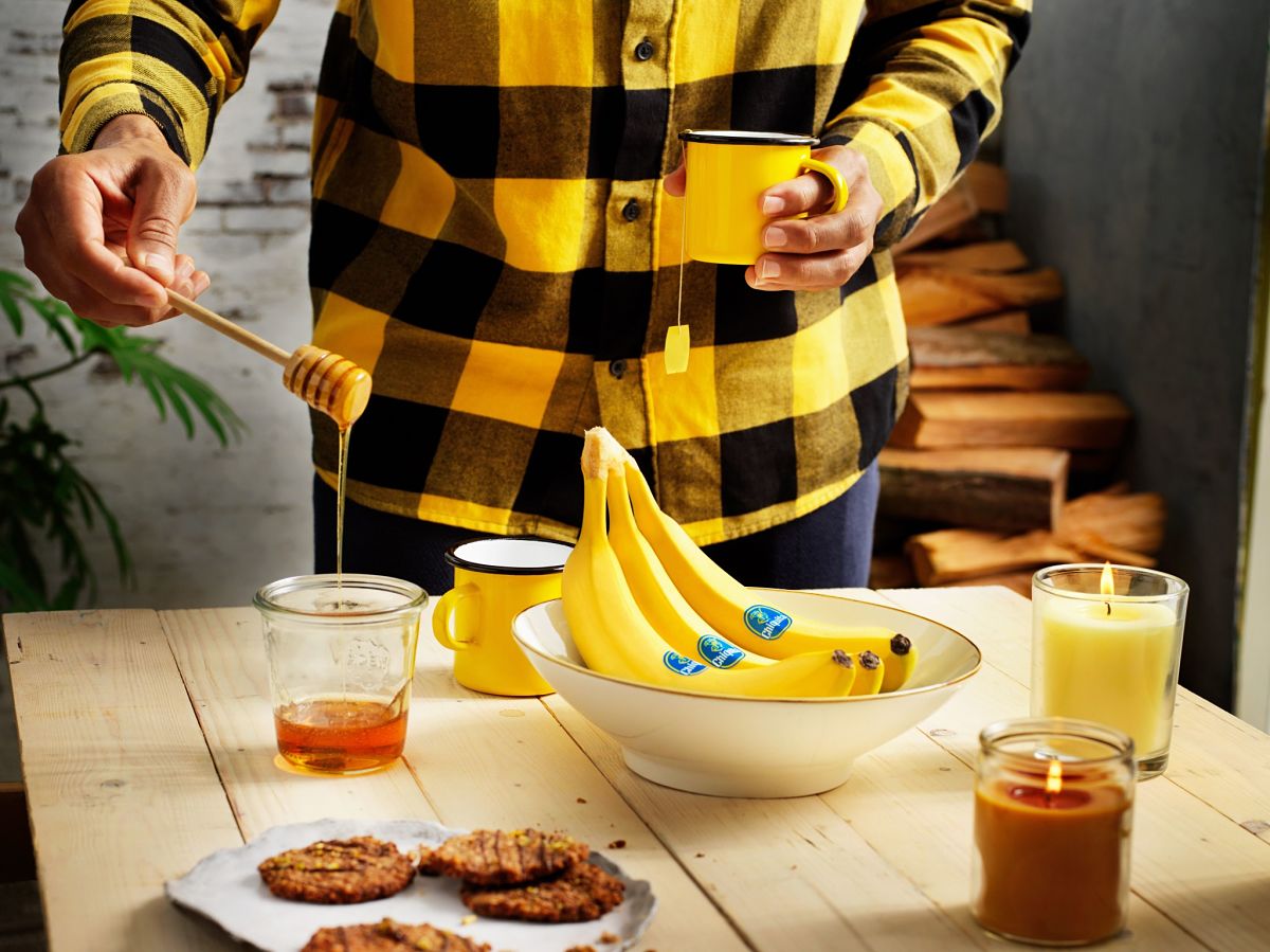 Té con piel de banana Chiquita