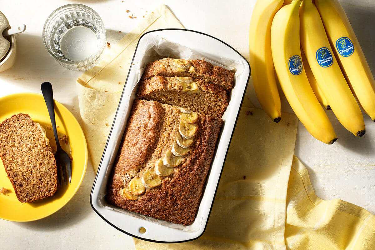 Pan de banana de Chiquita sin azúcar