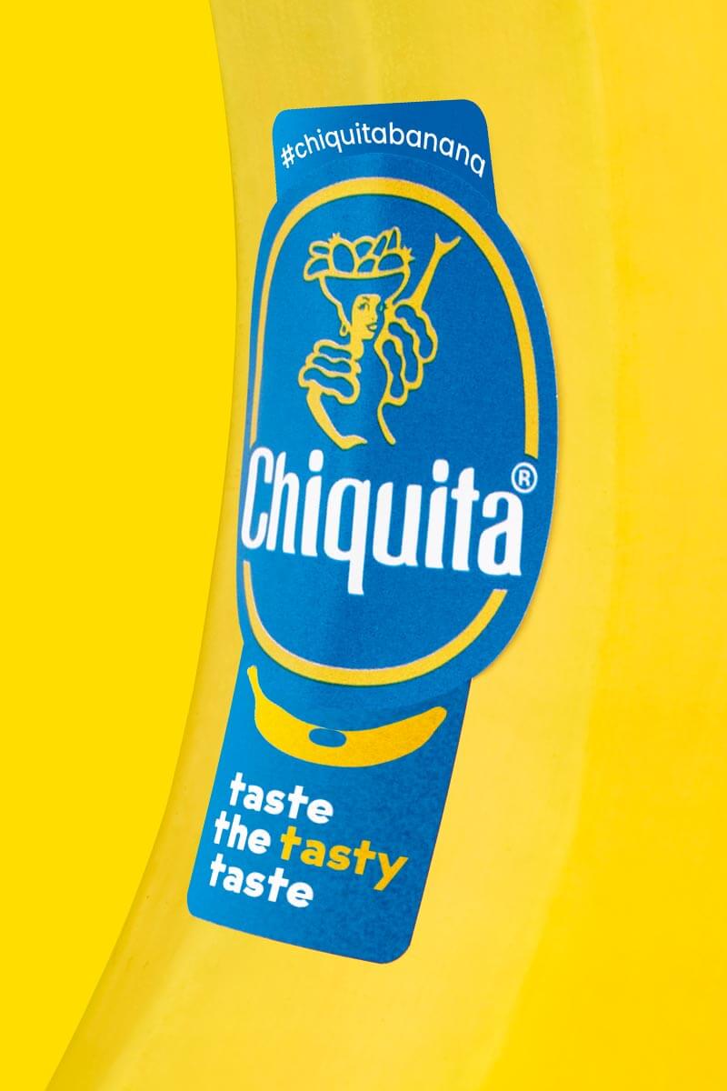 Banana chiquita, pegatinas la fruta total | Mejor sabor, calidad superior.
