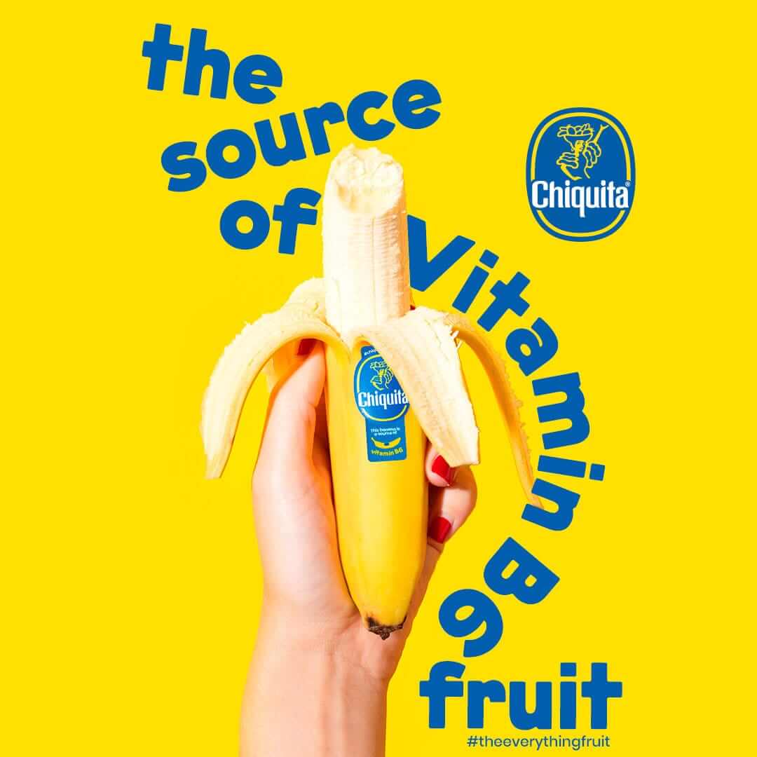 La fuente de vitamina B6 fruta Chiquita