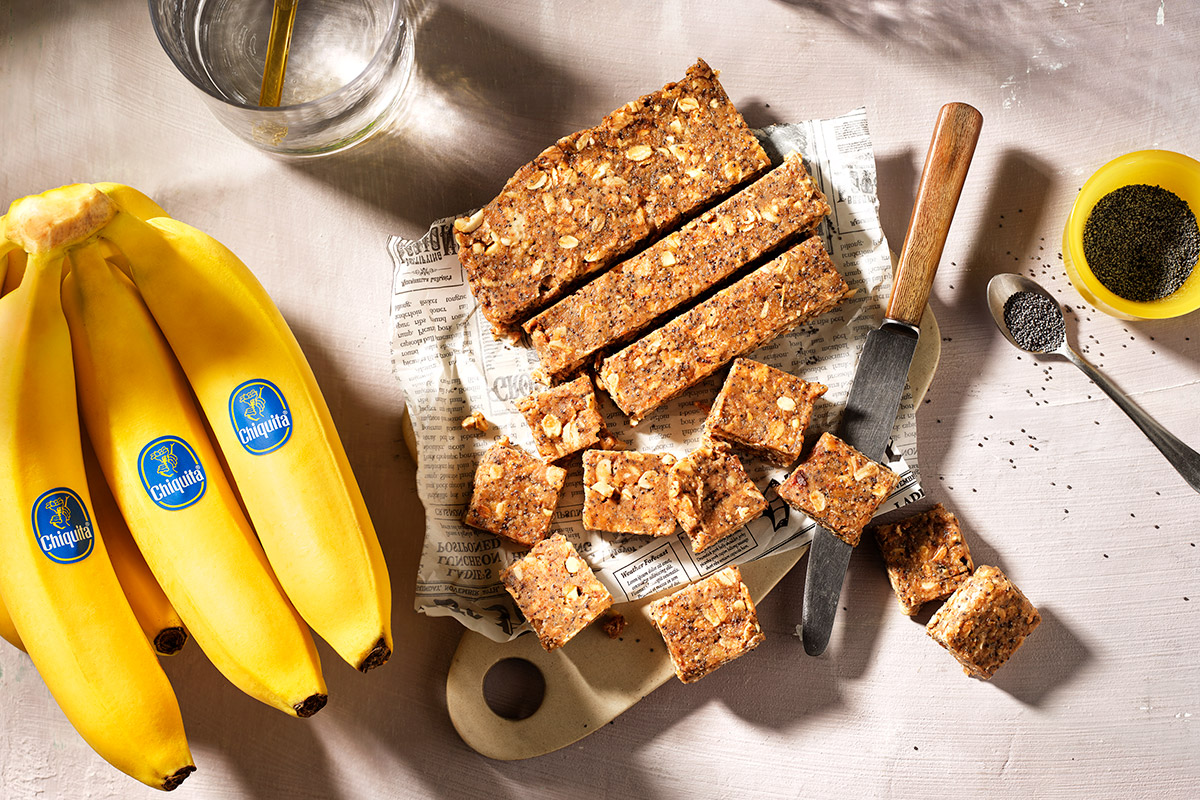 Bocaditos de proteína de banana veganos