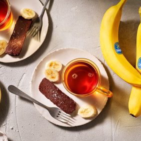 Tarta de banana de 2 ingredientes sin horno