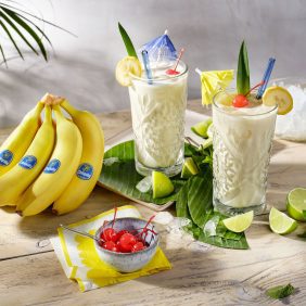 Móctel de piña colada con banana Chiquita