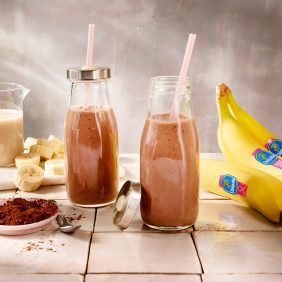 Batido picante de banana Chiquita y cacao