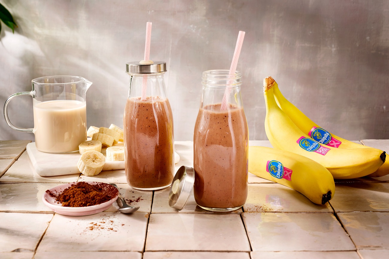 Batido picante de banana Chiquita y cacao