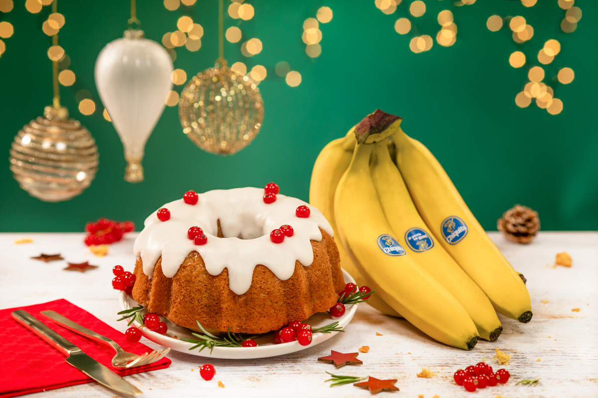 Bizcocho Bundt de Chiquita Banana para las fiestas