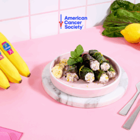 Rollitos de acelgas con banana Chiquita y ricota