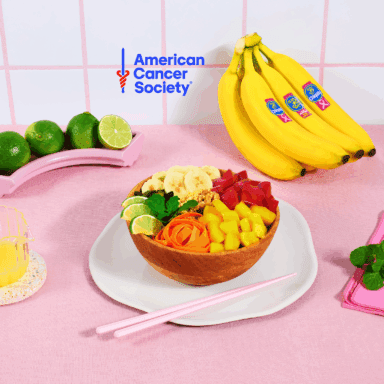 Bol tropical con banana Chiquita