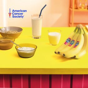 Smoothie de Banana Chiquita, Yogur y Mantequilla de Cacahuete