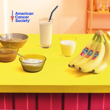 Smoothie de Banana Chiquita, Yogur y Mantequilla de Cacahuete